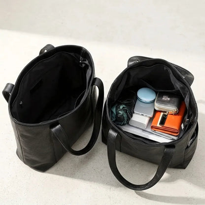 Bolsa Tote Vegana de Grande Capacidade